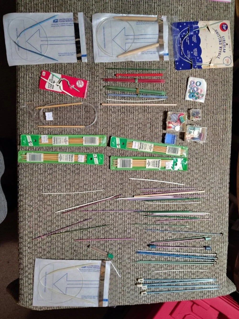 Knitting Crochet Needles, Tools + Accessories - Huge Lot of Brands & Sizes